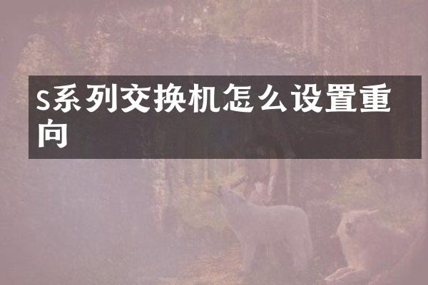 s系列交换机怎么设置重定向