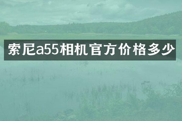 a55相机官方价格多少