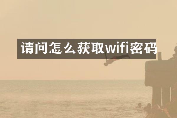 请问怎么获取wifi密码