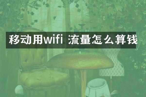 移动用wifi 流量怎么算钱