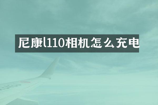 尼康l110相机怎么充电