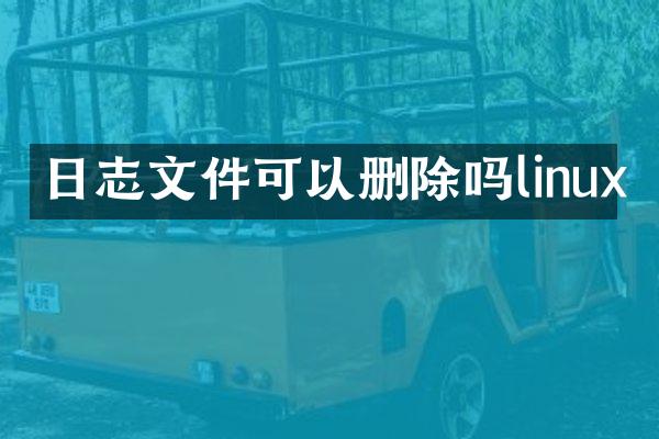 日志文件可以删除吗linux