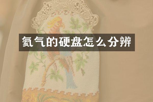氦气的硬盘怎么分辨