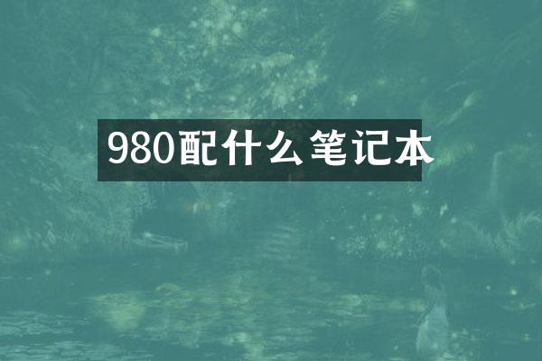 980笔记本