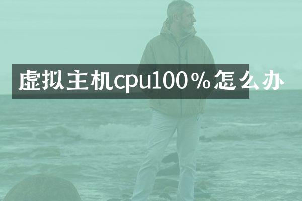 虚拟主机cpu100%怎么办