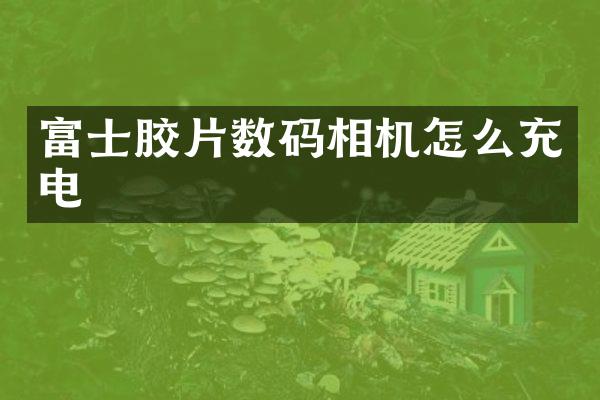 富士胶片数码相机怎么充电