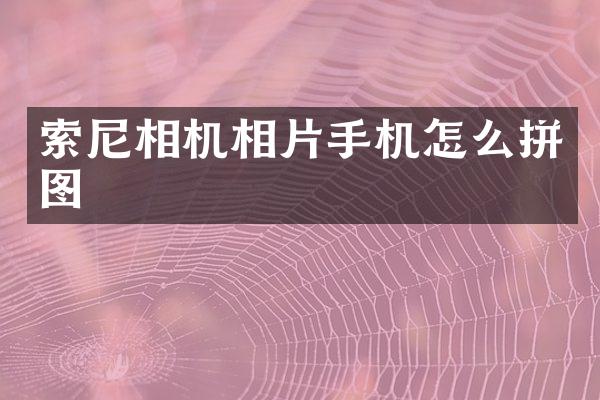 相机相片手机怎么拼图