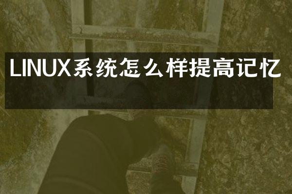 LINUX系统怎么样提高记忆力