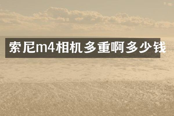 m4相机多重啊多少钱