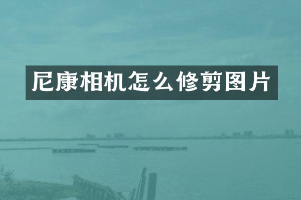 尼康相机怎么修剪图片