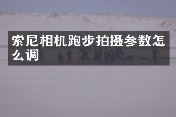 相机跑步拍摄参数怎么调