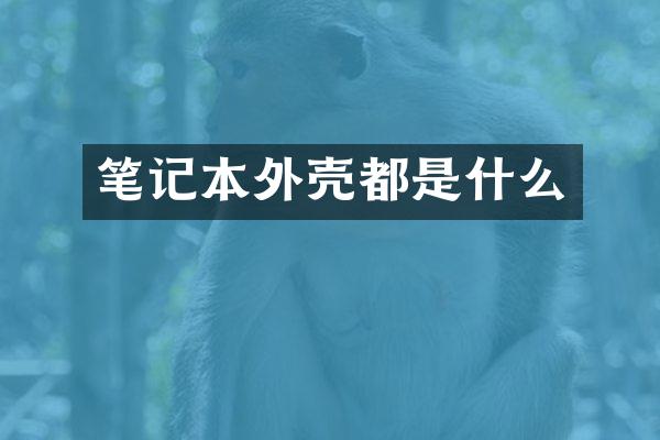 笔记本外壳都是什么