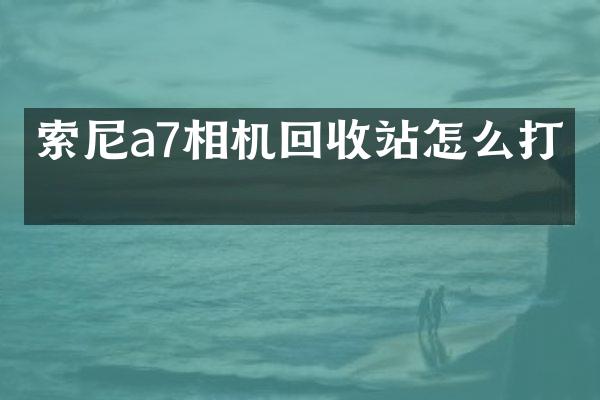 a7相机回收站怎么打开