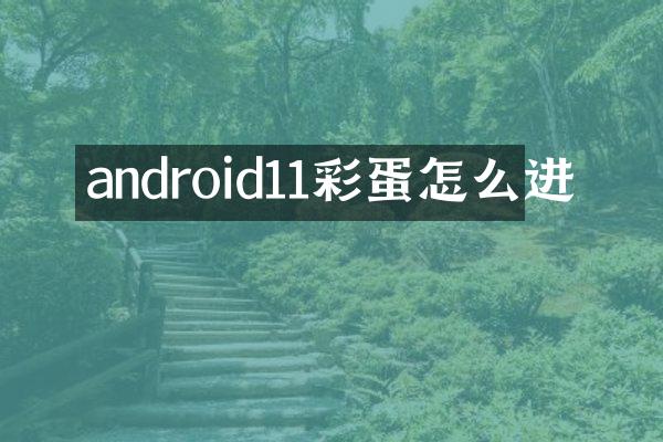 android11彩蛋怎么进