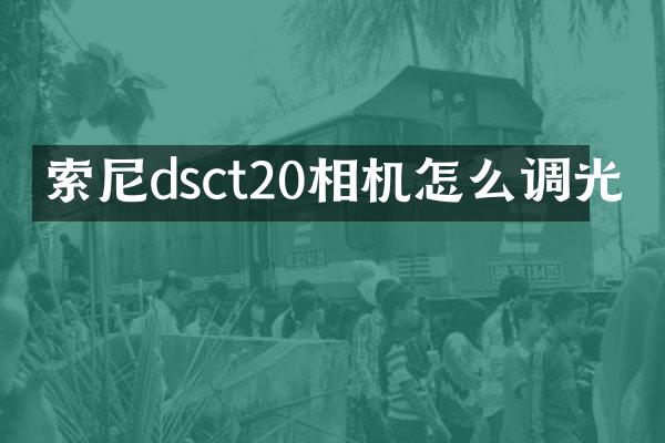dsct20相机怎么调光
