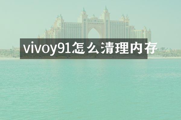 vivoy91怎么清理内存