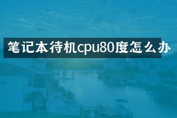 笔记本待机cpu80度怎么办