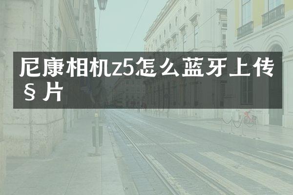 尼康相机z5怎么蓝牙上传照片