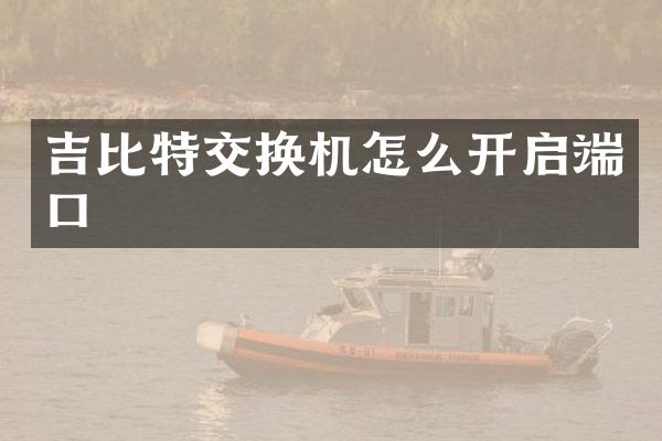 吉比特交换机怎么开启端口