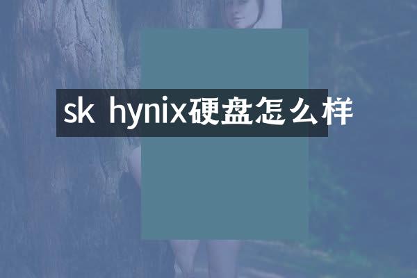 sk hynix硬盘怎么样