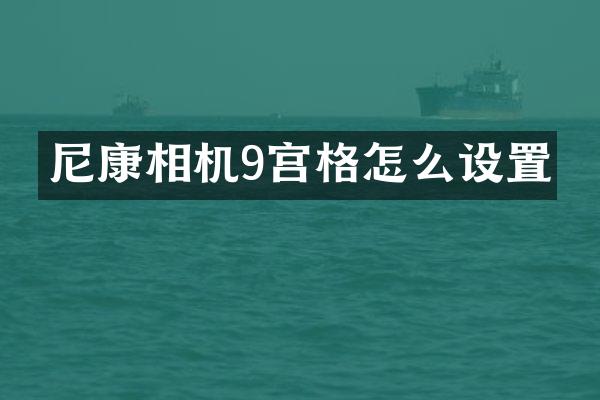 尼康相机9宫格怎么设置