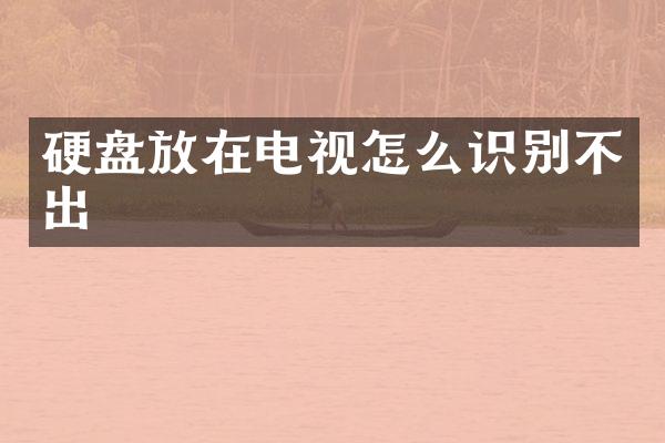 硬盘放在电视怎么识别不出