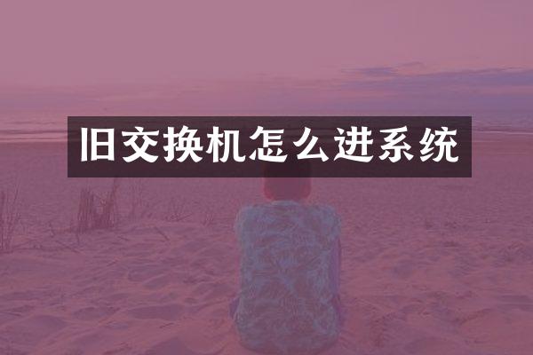 旧交换机怎么进系统