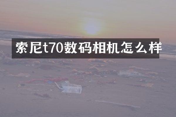 t70数码相机怎么样