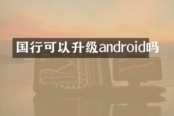 国行可以升级android吗