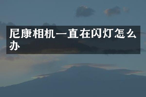 尼康相机一直在闪灯怎么办