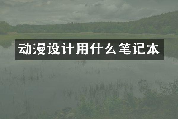 动漫设计用什么笔记本