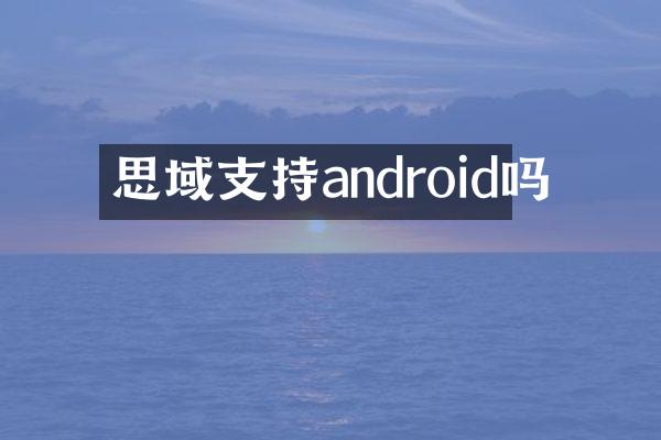 思域支持android吗