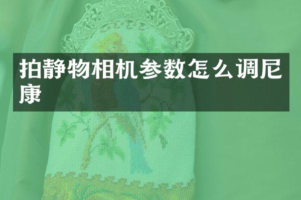 拍静物相机参数怎么调尼康