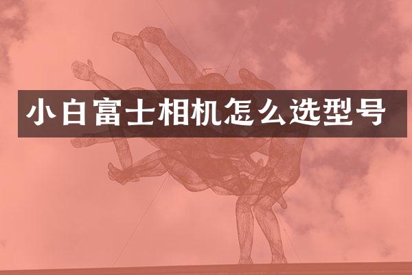 小白富士相机怎么选型号