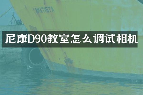 尼康D90教室怎么调试相机