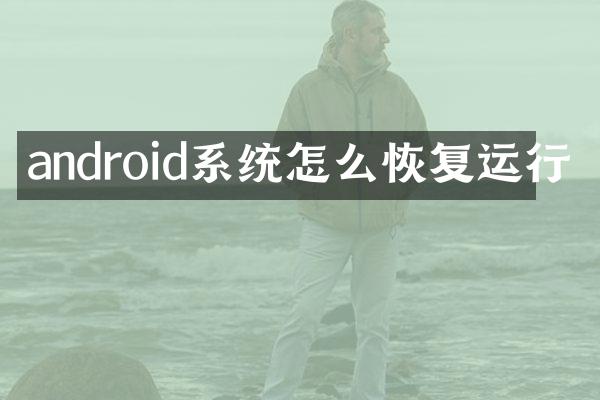 android系统怎么恢复运行