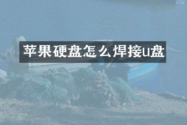 苹果硬盘怎么焊接u盘