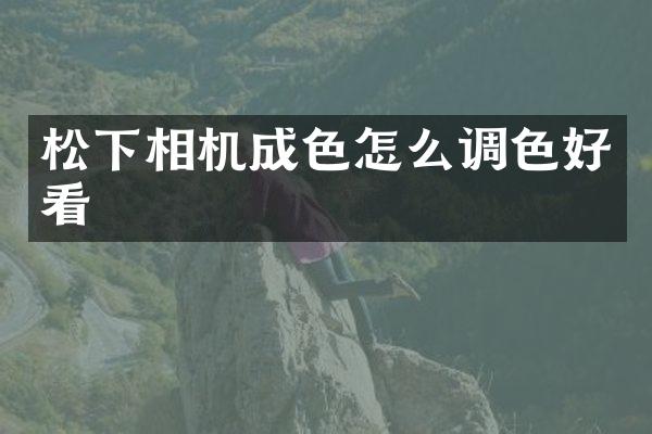 相机成色怎么调色好看