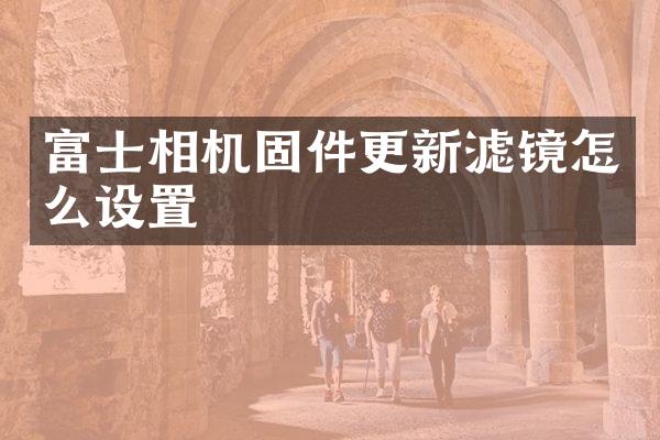 富士相机固件更新滤镜怎么设置