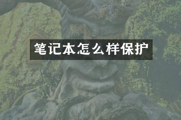 笔记本怎么样保护