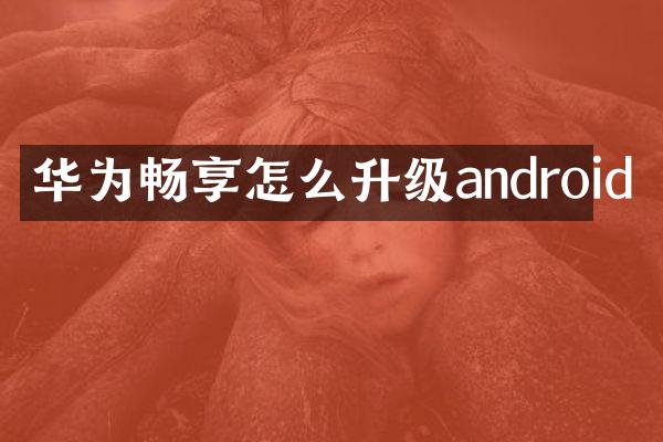 华为畅享怎么升级android