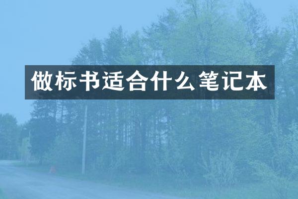 做标书适合什么笔记本