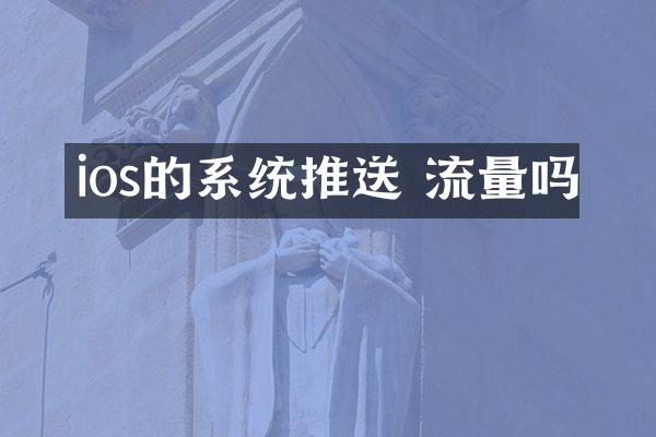 ios的系统推送 流量吗