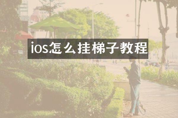 ios怎么挂梯子教程