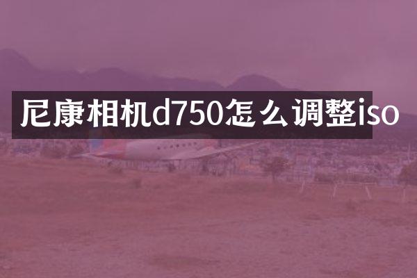 尼康相机d750怎么调整iso