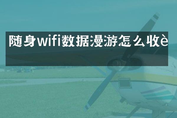 随身wifi数据漫游怎么收费