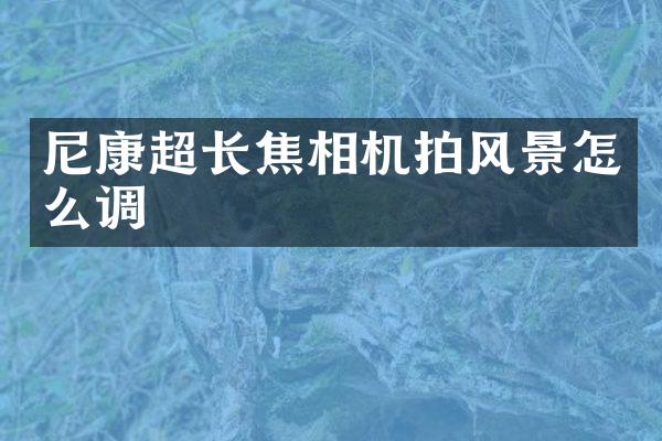 尼康超长焦相机拍风景怎么调