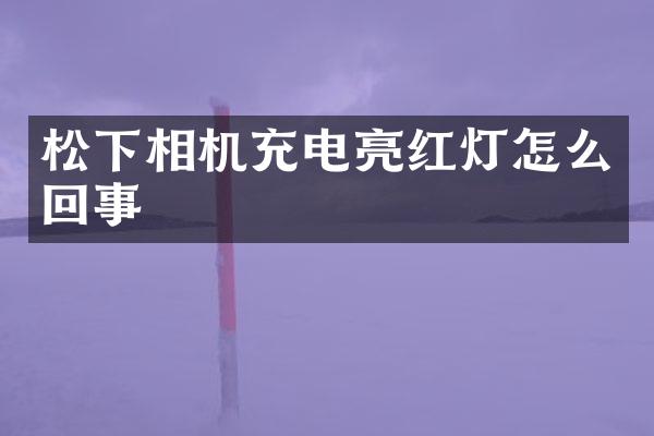 相机充电亮红灯怎么回事