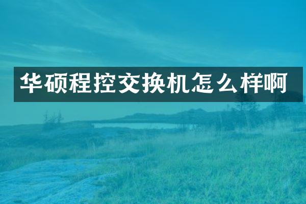 华硕程控交换机怎么样啊