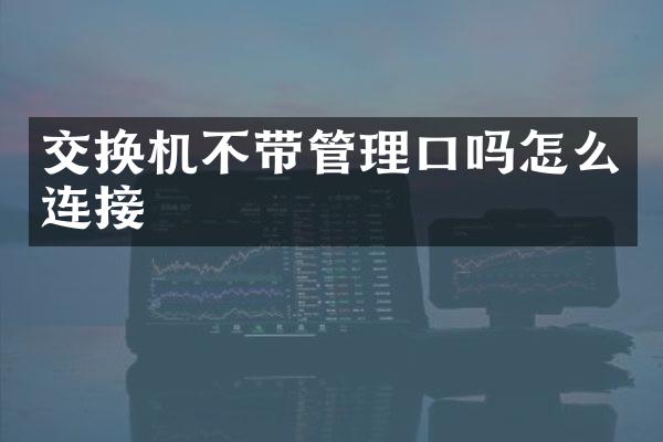 交换机不带管理口吗怎么连接